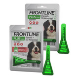 Combo 2 Frontline Plus Cão 4,02ml (40 A 60kg)