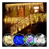 Cascata Led 200 Leds Pisca 8 Funções Ou Fixa Cores Natal 4,5 Cor Das Luzes Led Frio 220v 220v