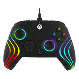 Control Pdp Afterglow Wave Led Wired Xbox Series Xs - Black
