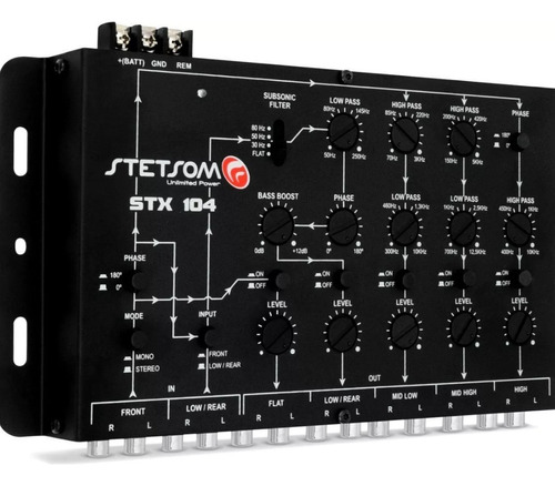 Crossover Stetsom Stx104 5 Vias Mesa Som Automotivo Stx 104 12v