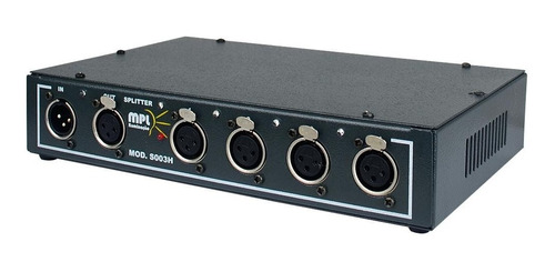 Splitter Dmx Amplificador De Sinal Dmx 4 Saidas