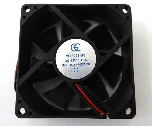 Micro Ventilador 80x80x25 Para Pc Fan Cooler 12v 0,15a