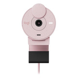 Webcam Logitech Brio 300 Rosa Full Hd - 960-001446-c