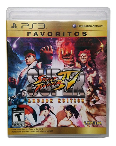 Super Street Fighter 4 Arcade Edition Playstation Ps3