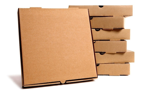 Cajas Para Pizza Reforzadas Microcorrugado Grande X100 Lisas