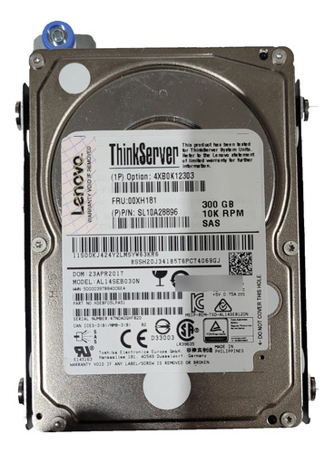 Disco Duro Lenovo Sl10a28896 300gb Scsi Ultra320 10k Rpm