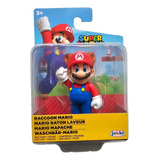 Figura Super Mario Raccoon Mario 6 Cms - Jakks Pacific