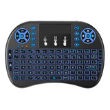 Teclado Inalámbrico Mini Keyboard Blacklit Color Negro