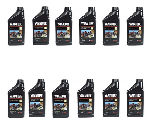 Aceite Yamalube Mineral 4t 20w 40 Caja De 12 Litros Mg Bikes