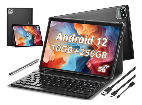Tablet 10.1  256gb Color Negra Y 10gb Ram Android 12