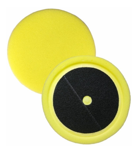 Esponja Amarilla Lisa Para Pulir De 8 Con Velcro