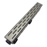 Ralo Linear  Inox 6x50 Tracejado Coletor Cor Marrom Itr