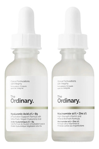 The Ordinary Niacidamide + Hyaluronic Acid Combo