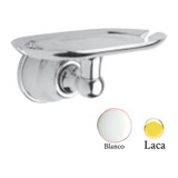 Portavaso Cepillero Antiqua Blanco Laca 4127-b/l Helvex