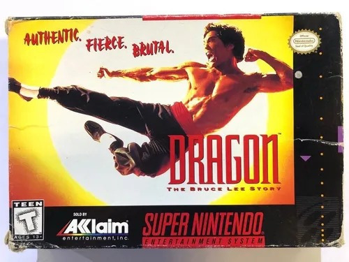 Dragon Bruce Lee Super Nintendo Snes En Caja Rtrmx Vj
