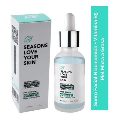 Serum Niacinamida Vitamina B5 30ml Seasons Antiacné Hidratante Facial | Meses sin interés