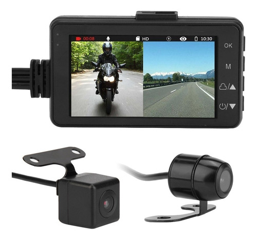 Grabadora De Vídeo Dvr 1080p Hd De 120 Grados Para Motocicle