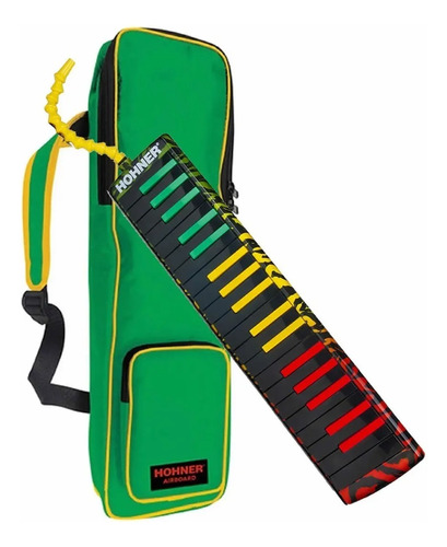 Melodica Hohner C94453s Airboard Rasta 37 Teclas Prm