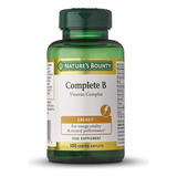 Natures Bounty B Complex Complejo De Vitaminas B 100 Caps