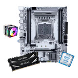 Kit Gamer Placa Mãe X99 White Intel Xeon E5 2698 V3 32gb Coo