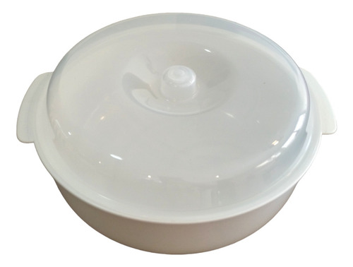 Ensaladera Bowl Con Tapa Plastico C Asas Grande Campana 4 L