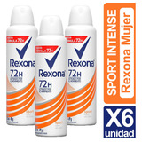 Desodorante Rexona Sport Intense Mujer Pack 6 Unidades 150ml