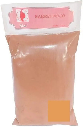 Barro O Arcilla Rojo, Bolsa De 1 Kg, Cosmético, Mascarilla