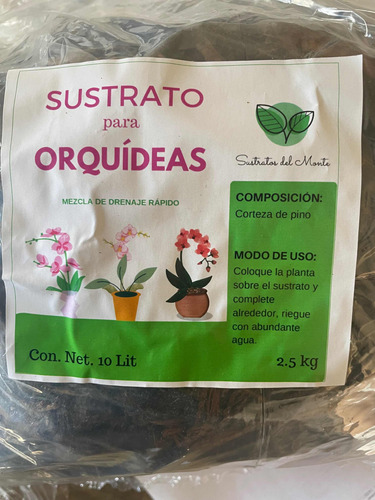 Sustrato Para Orquídeas 10 L Ecosustrato