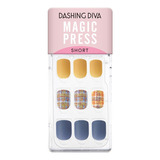 Uñas Press On Manicura Dashing Diva Mdr798ss Color Multicolor