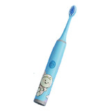 Escova Dental Elétrica Ultra-sônica Infantil Rosa Cor Azul