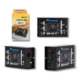 Caja Directa Pasiva Atenuadora Conector Xlr Plug 6.3mm Db-01