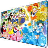 Mouse Pad Largo Artistico Anime Personajes Sailors 40x90cm