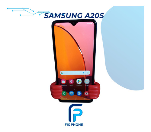 Celular Samsung A20s Memoria De 32gb Y 3gb Ram Color Azul