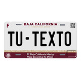 Placas Para Auto Personalizadas Baja California 2020
