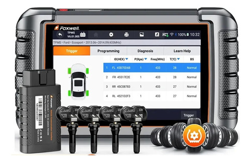 Scanner Automotivo Foxwell Nt809ts Bluetooth Diagnostico