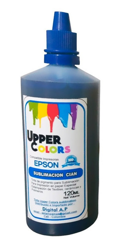 Tinta Sublimacion Alta Calidad Para Epson X 120 Ml