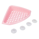 Esquinero Con Ventosa Rosa Plastico Crom