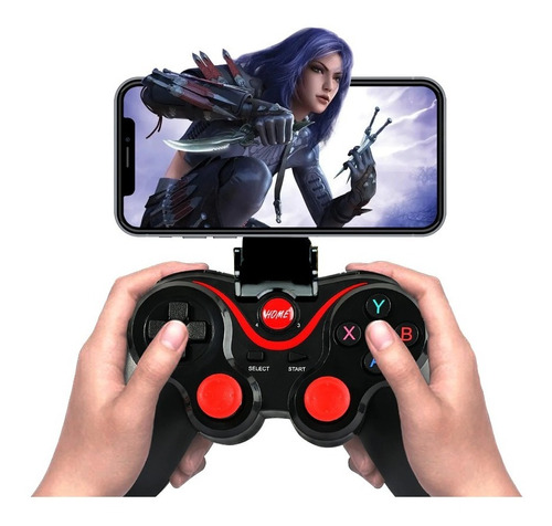 Controle Gamepad Bluetooth Smartphone Android Pc