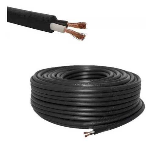 Rollo De 10 Mts De Cable Uso Rudo 2x18 Awg 100% Cobre Argos