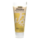 Pintura Acrílica Pébéo Studio 352, Color Dorado Iridiscente, 100 Ml