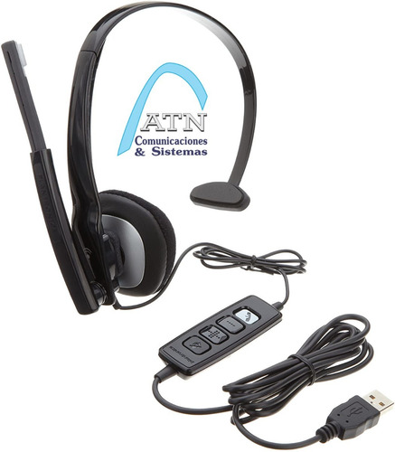 Plantronics Audio 610 Headset Vincha Cabezal Auriculares Usb