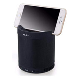Caixa De Som Bluetooth Mp3 Usb C/suporte Celular C Radio 