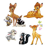 Figuras Coroplast Bambi Disney Decoración