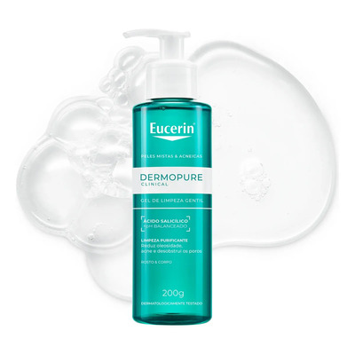 Dermo Pure Oil Control Gel De Limpeza Facial 200ml Eucerin Tipo de pele Pele oleosa e acneica | Parcelamento sem juros