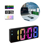 Reloj De Mesa Led Con Espejo Inteligente Digital Temperatura