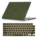 Funda Se7enline Para Macbook Air 13 M2 + C/teclado Oliva