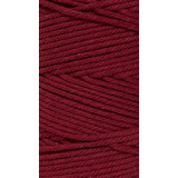 Algodón Torcido 4mm Vino  Macramé Artesanías Decoración