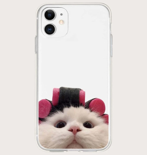 Funda Carcasa Para iPhone Samsung Diseño Gato