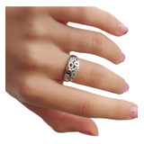 Anillo Con Micropave. Plata 925