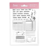 Plancha Silicona Sellos Bullet Journal Scrapbooking Agenda